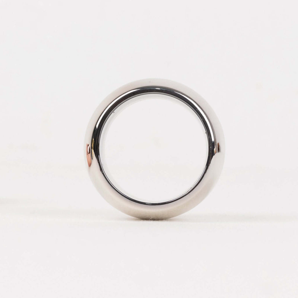 4 Pack Shiny Metallic Silver Acrylic Napkin Rings