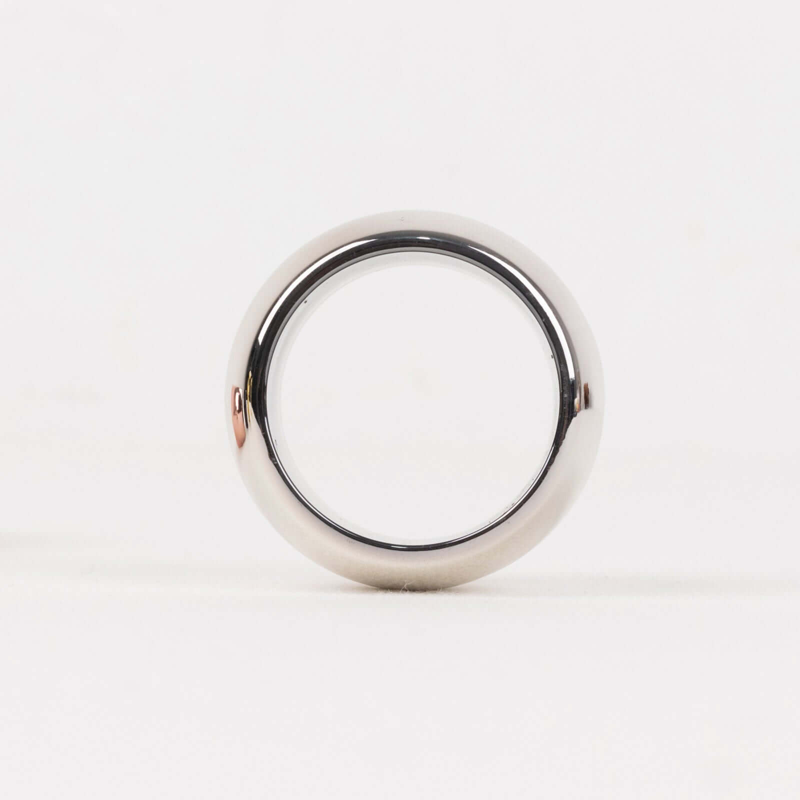 4 Pack Shiny Metallic Silver Acrylic Napkin Rings