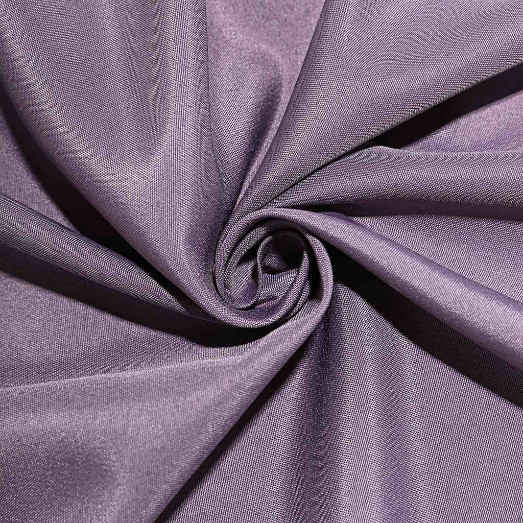 Polyester 90" Round Tablecloth Violet Amethyst - Stain & Wrinkle-Resistant Table Cover