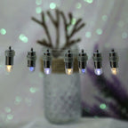 12-Pack Balloon Lights Bullet Design Purple - Waterproof LED Centerpiece Filler Lights