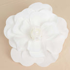 4 Pack 16" Large White Real Touch Artificial Foam DIY Craft Roses