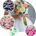 10 Yards 1.5" White Sheer Organza Wired Edge Ribbon