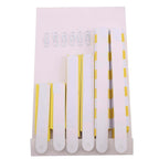 Set of 6 Yellow Hanging Paper Fan Decorations, Pinwheel Wall Backdrop Party Kit - 8", 12", 16"