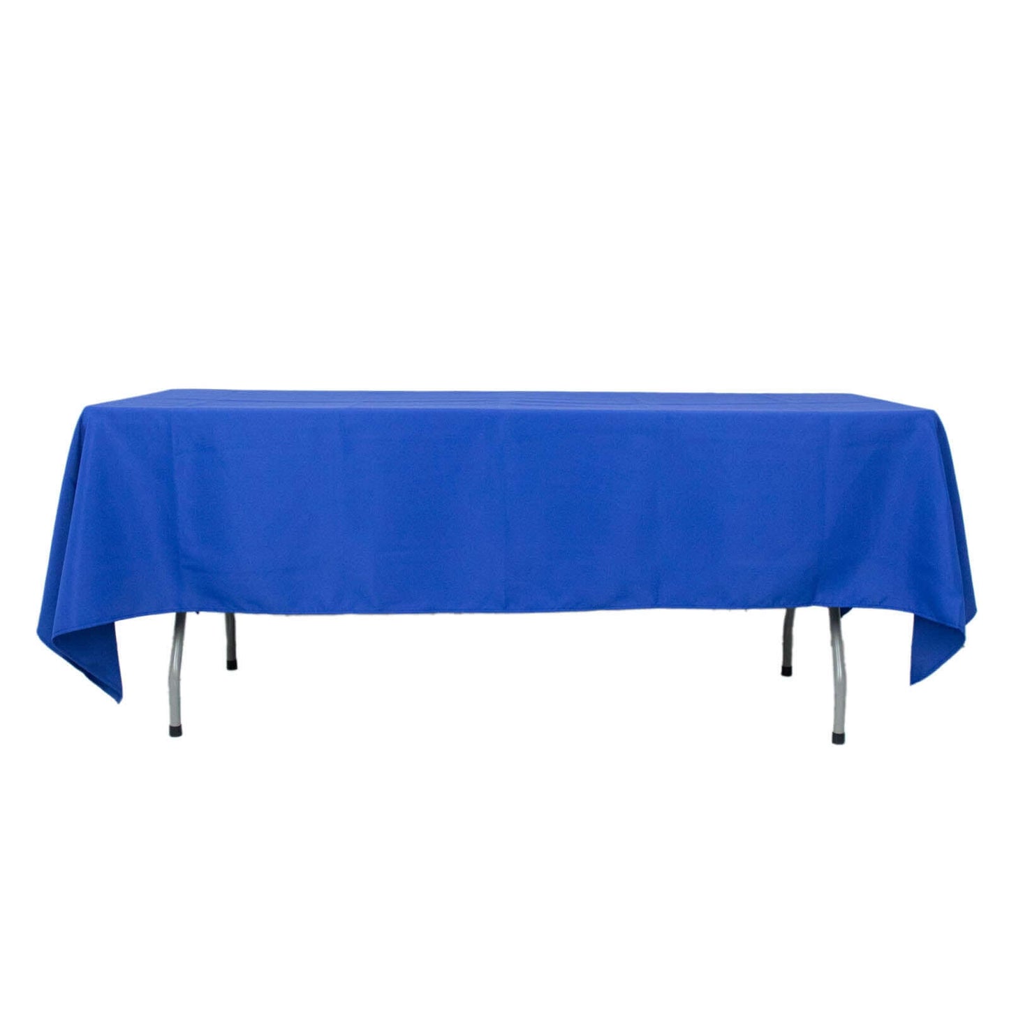 Premium Polyester 60"x102" Rectangle Tablecloth Royal Blue - Durable 220GSM Wrinkle-Resistant Table Cover