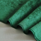 Velvet 72"x72" Table Overlay Square Tablecloth Hunter Emerald Green - Premium Soft Finish Table Topper