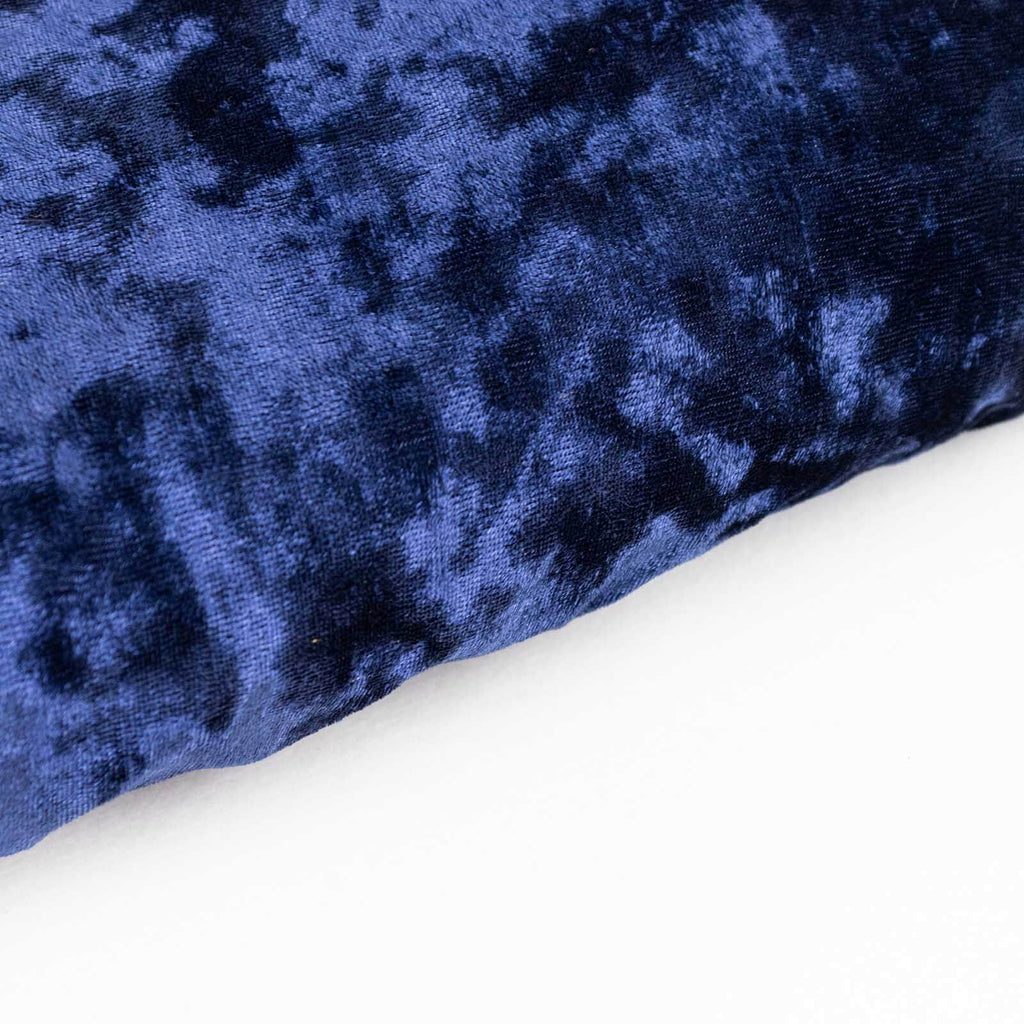 65"x5 Yards Navy Blue Crushed Velvet Fabric Bolt, DIY Craft Fabric Roll