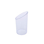 24-Pack Plastic Appetizer Cups Clear Diminutive Flasket - Lightweight Disposable Cups for Treats 3oz