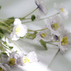 2 Stems 33" Lavender Lilac Artificial Poppy Silk Flowers, Faux Poppies Bouquet Centerpiece Decor