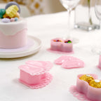 12-Pack Fillable Mini Candy Container in Baby Feet Style Pink - Unique Candy Treat Favor Boxes for Baby Shower 3.5"