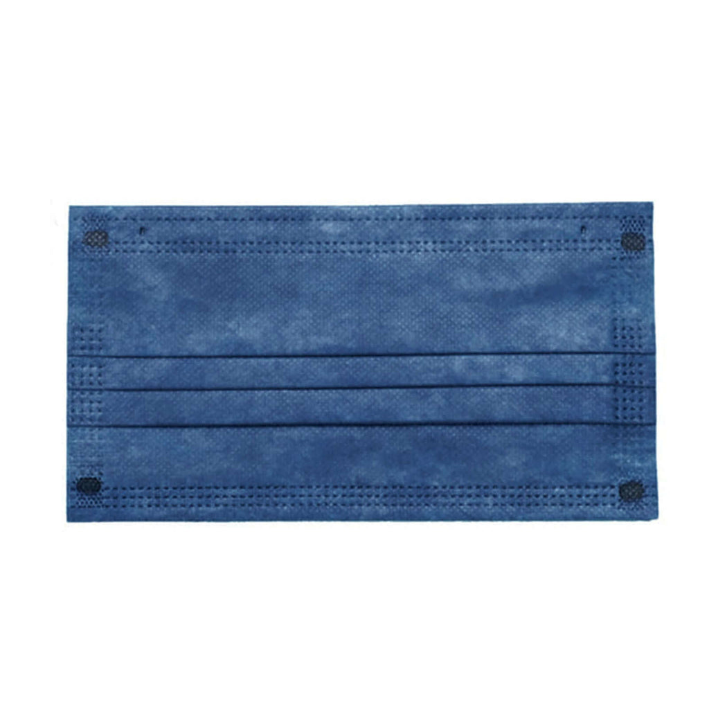 10 Pack 3 Ply Denim Blue Disposable Face Mask Non Woven Mask with Ear Loop - Clearance SALE