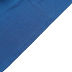 5 Pack Stretch Spandex Chair Sashes Royal Blue - Reusable Chair Bands with Silver Diamond Ring Slide Buckle 5"x14"