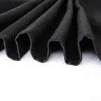 100% Cotton 70"x70" Square Tablecloth Black Linen - Soft & Breathable Fabric Table Cover