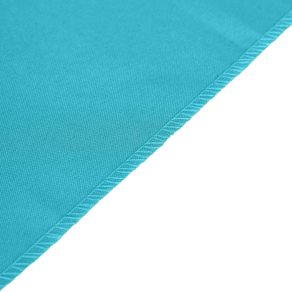 Polyester 12"x108" Table Runner Turquoise - Durable & Wrinkle-Resistant Table Decor