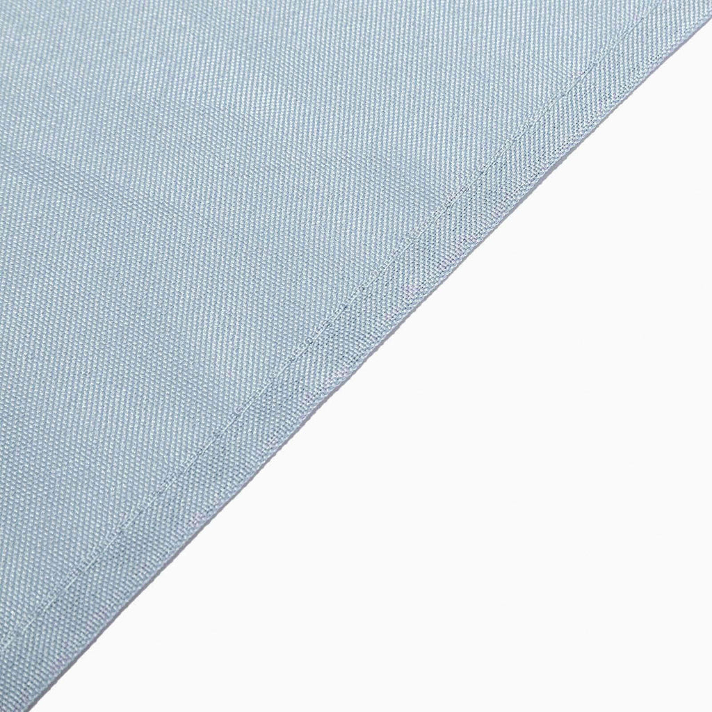 Polyester 90"x90" Table Overlay Square Tablecloth Dusty Blue - Wrinkle-Resistant & Durable Table Cover