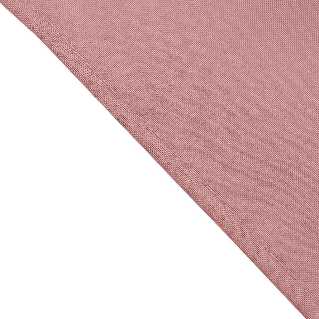 5 Pack Polyester 17"x17" Napkins Dusty Rose - Durable & Wrinkle Resistant Dinner Napkins