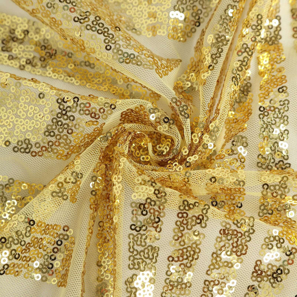 Sequin 72" Table Overlay Square Tablecloth Gold with Diamond Glitz Design - Perfect for Luxe Events
