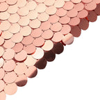 8ftx7ft Rose Gold Big Payette Sequin Sparkly Hexagon Backdrop Stand Cover