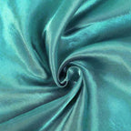 Satin Rectangular 90"x156" Tablecloth Turquoise - Seamless Table Cover