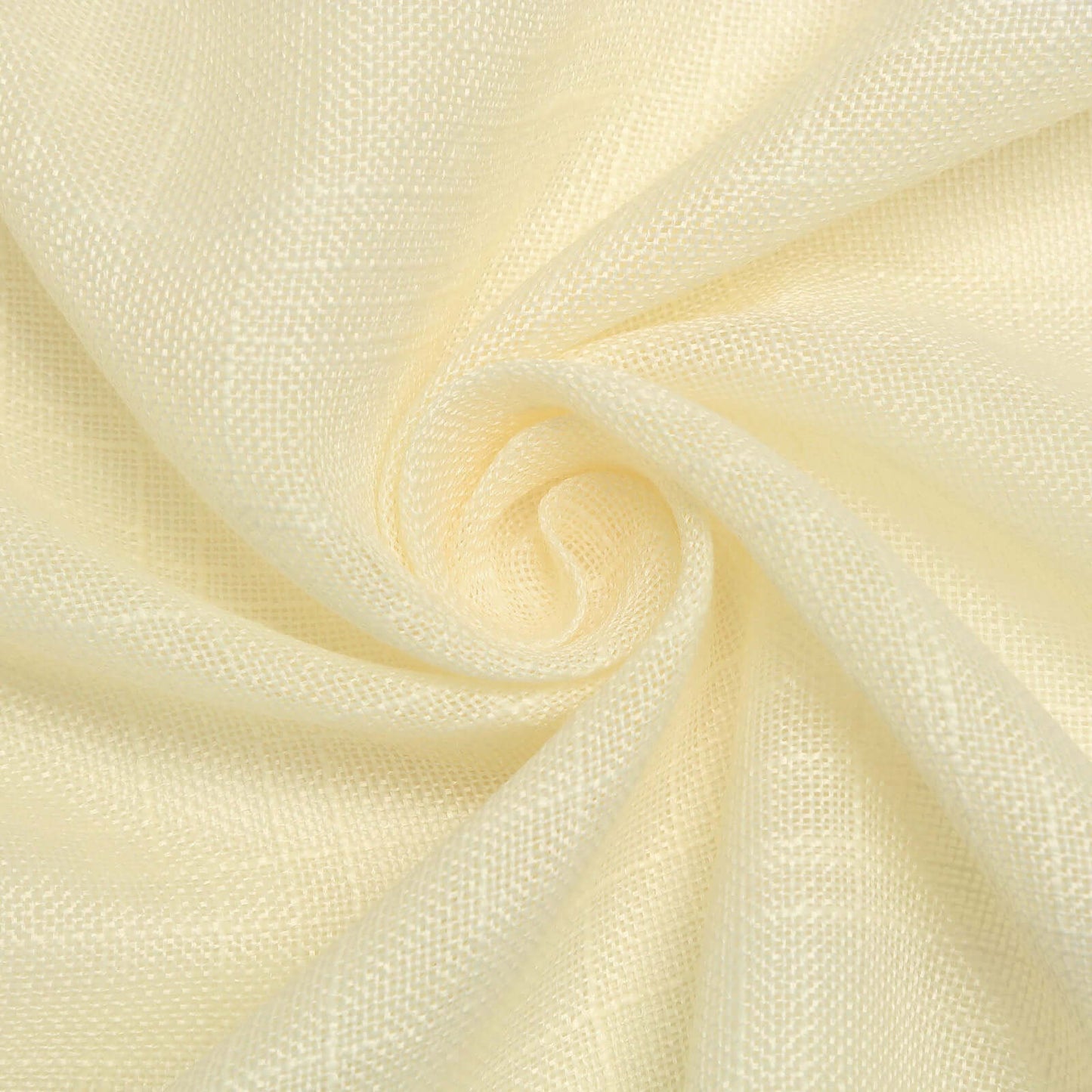 Faux Linen 12"x108" Table Runner Ivory - Slubby Textured & Wrinkle Resistant Table Decor