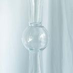 4-Pack Glass Trumpet Vases Reversible Latour Design Clear - Classy Wedding Table Flower Centerpieces 24"