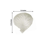 500-Pack Rose Petals Round Design Ivory Silk Confetti - Decorative Scatters for Tables and Floors