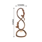 4" Gold Metal Infinity Sign "Love Forever" Bottle Opener Party Favors, Pre-Packed Wedding Souvenir Gift