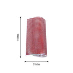 21â€x11" Red Self Adhesive Rhinestone Diamond Sticker Wrap Sheets, DIY Craft Gem Stickers