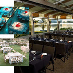 Polyester Square 90"x90" Tablecloth Royal Blue - Wrinkle-Resistant & Durable Table Cover