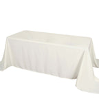Polyester 50"x120" Rectangle Tablecloth Ivory - Wrinkle-Resistant Table Cover