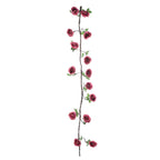 6ft Dusty Rose Artificial Silk Rose Hanging Flower Garland Faux Vine