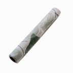 Disposable Table Runner 11"x108" White with Green Monstera Palm Leaves Print - Non - woven Stylish Spring Summer Dining Decor - Bell Racket Store