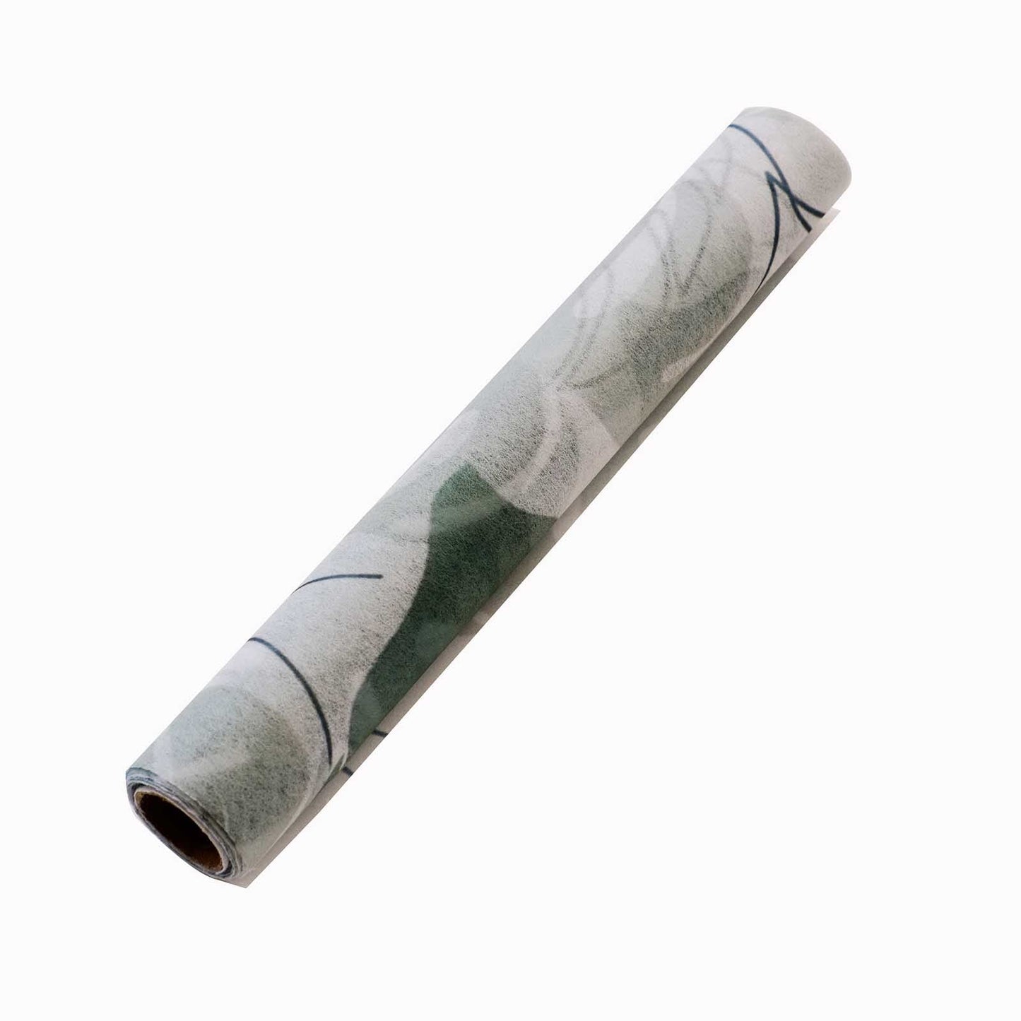 Disposable Table Runner 11"x108" White with Green Monstera Palm Leaves Print - Non - woven Stylish Spring Summer Dining Decor - Bell Racket Store