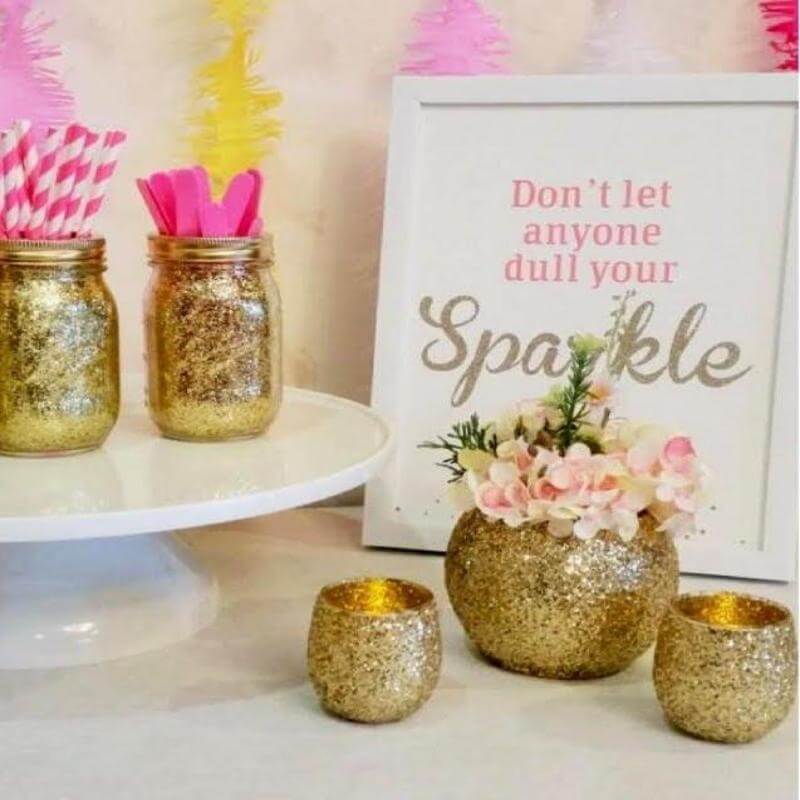 Extra Fine Glitter Bottle Coral - Nontoxic Glitter Dust Powder for Fun DIY Projects Kidsâ€™ Crafts Resin Art & Festival Decor 1 lb