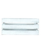 Set of 3 Rustic Wooden Crates White - Multi-Purpose Planters, Storage Containers & Display Risers
