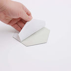 12 Pack Hexagon Acrylic Mirror Wall Stickers, 5" Removable Wall Decals For Home Decor