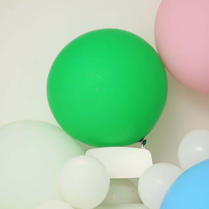 2 Pack 32" Large Matte Green Helium or Air Premium Latex Balloons