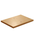 Double Hoop Flower Stand Metal Gold - Wedding Table Centerpiece for Receptions 24" & 16"