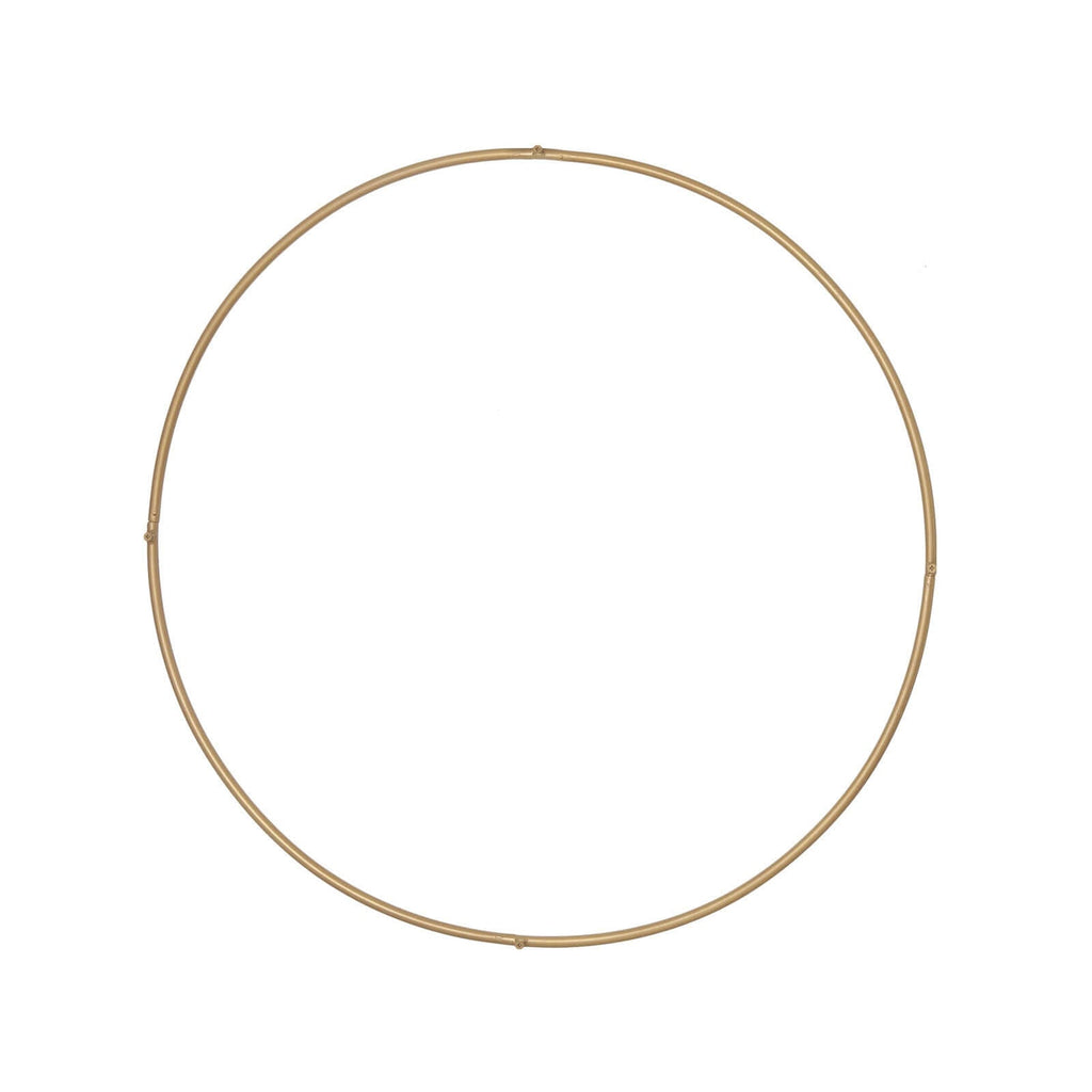 36" Gold Heavy Duty Metal Hoop Wreath, Floral Hoop