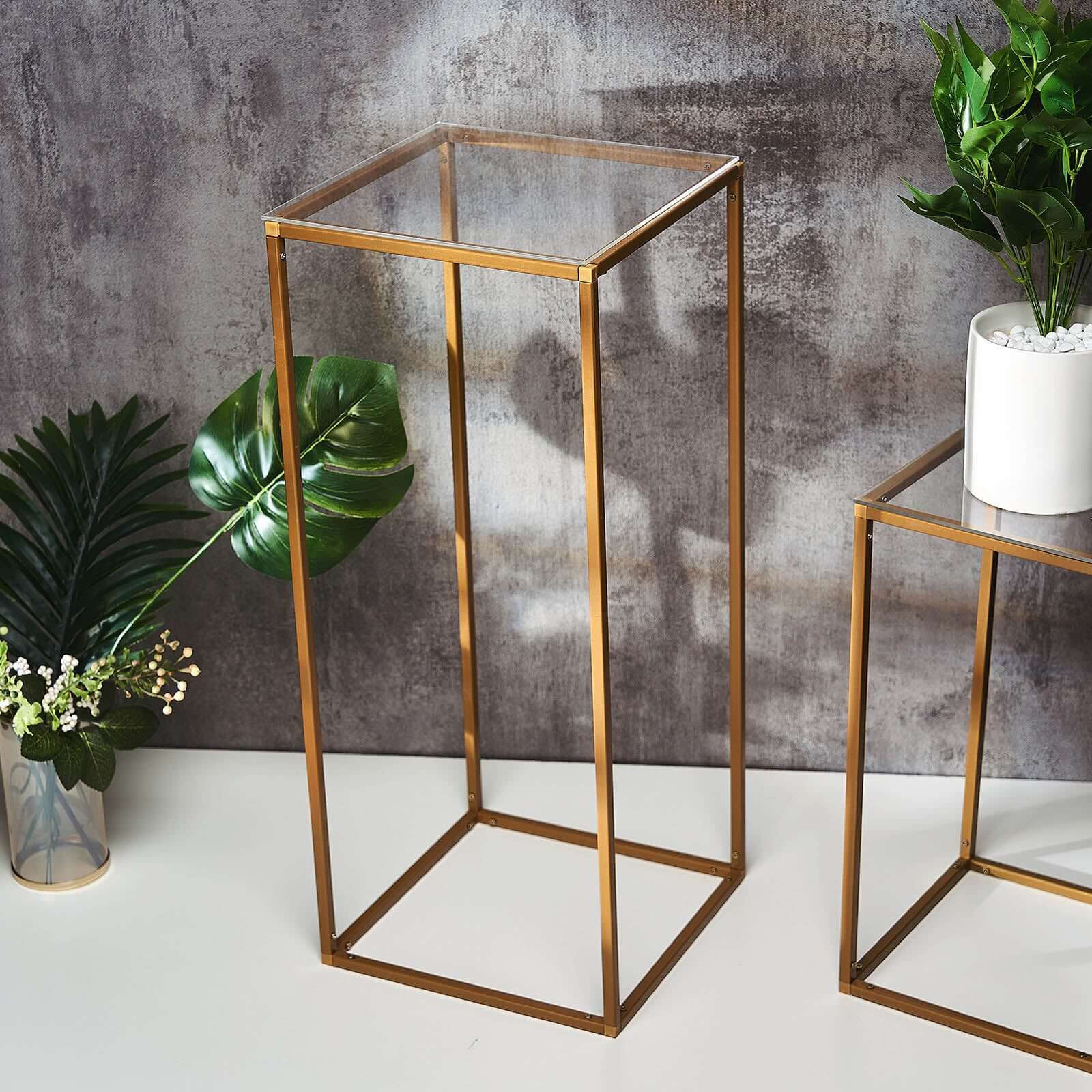 2-Pack Acrylic Plexiglass Sheets Top Plates Clear Square - Protective Film Coating 10" 3mm Thick