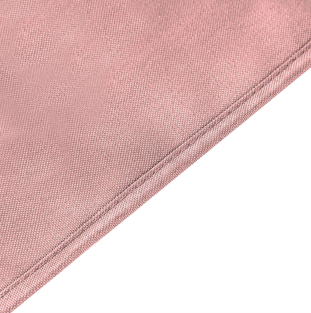 Polyester 54"x54" Table Overlay Square Tablecloth Dusty Rose - Wrinkle-Resistant & Durable Table Cover