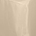 Fitted Polyester 72"x30" Rectangle Tablecloth Nude - Durable Table Cover