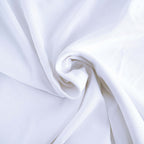 Polyester Chair Cover with Square Top for Banquet Chairs White - Durable Reusable Slip-On Cover for Weddings & Parties