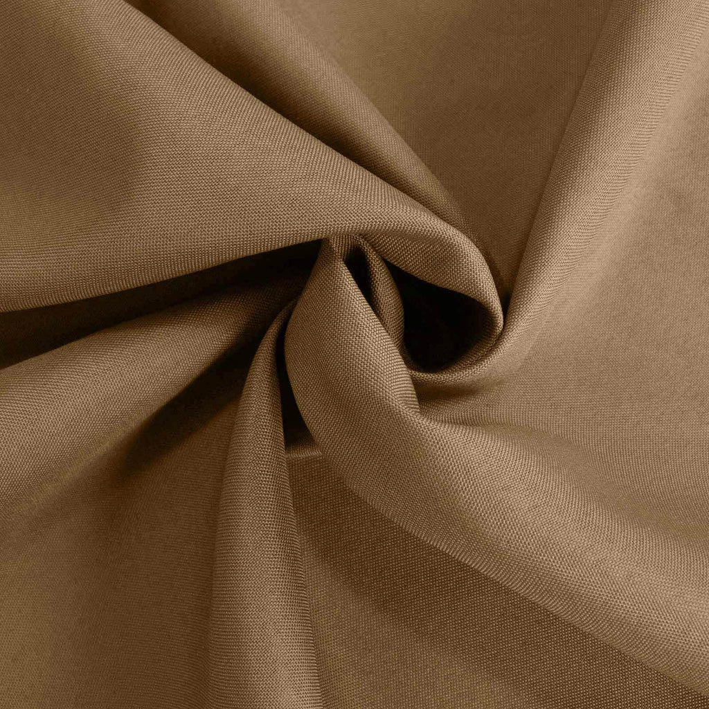 Polyester 60"x102" Rectangle Tablecloth Taupe - Durable and Stylish Table Cover