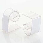 12Pcs 1.2" Adjustable Large Plastic Table Skirt Clips