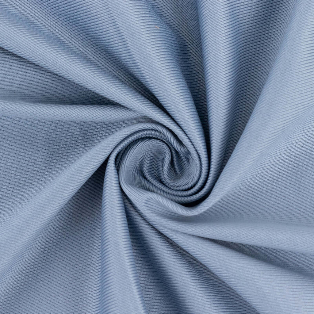 Dusty Blue Scuba Polyester Fabric Roll, Wrinkle Free DIY Craft Fabric Bolt - 60"x10 Yards - Bell Racket Store