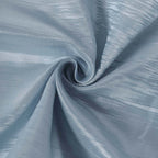 Taffeta 12"x108" Table Runner Dusty Blue - Accordion Crinkle Design