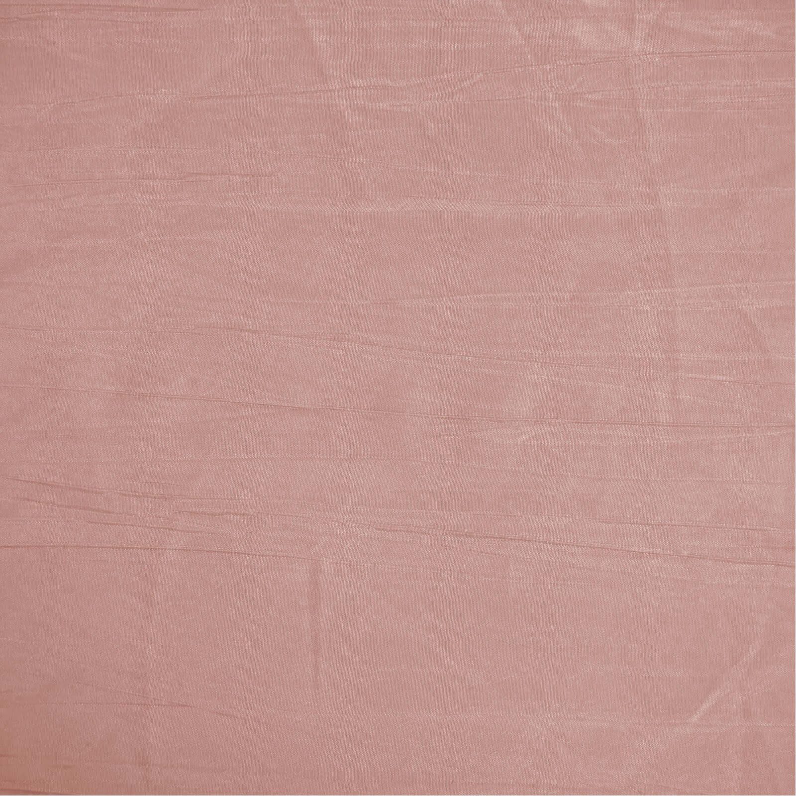 Taffeta 90"x132" Rectangle Tablecloth Dusty Rose - Seamless Accordion Crinkle Table Cover