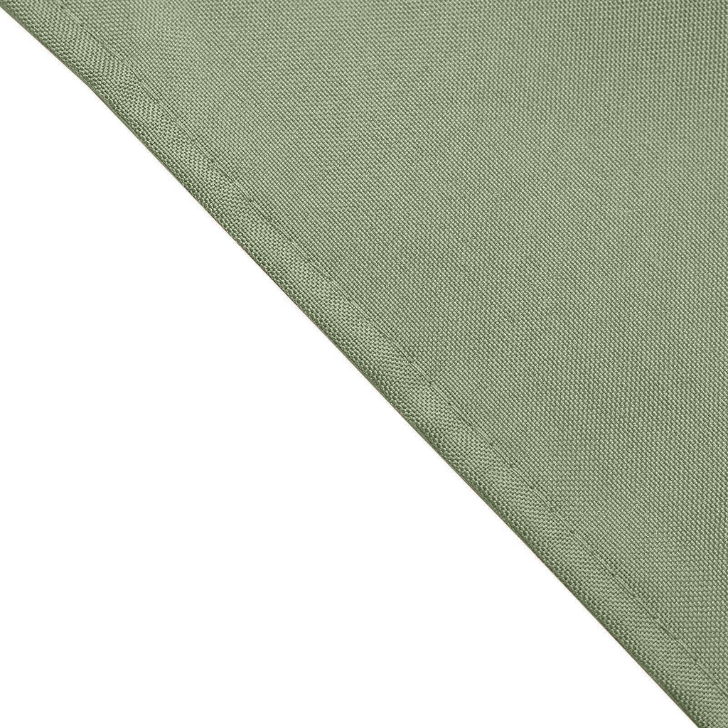 5 Pack Polyester 17"x17" Napkins Dusty Sage Green - Durable & Wrinkle Resistant Dinner Napkins