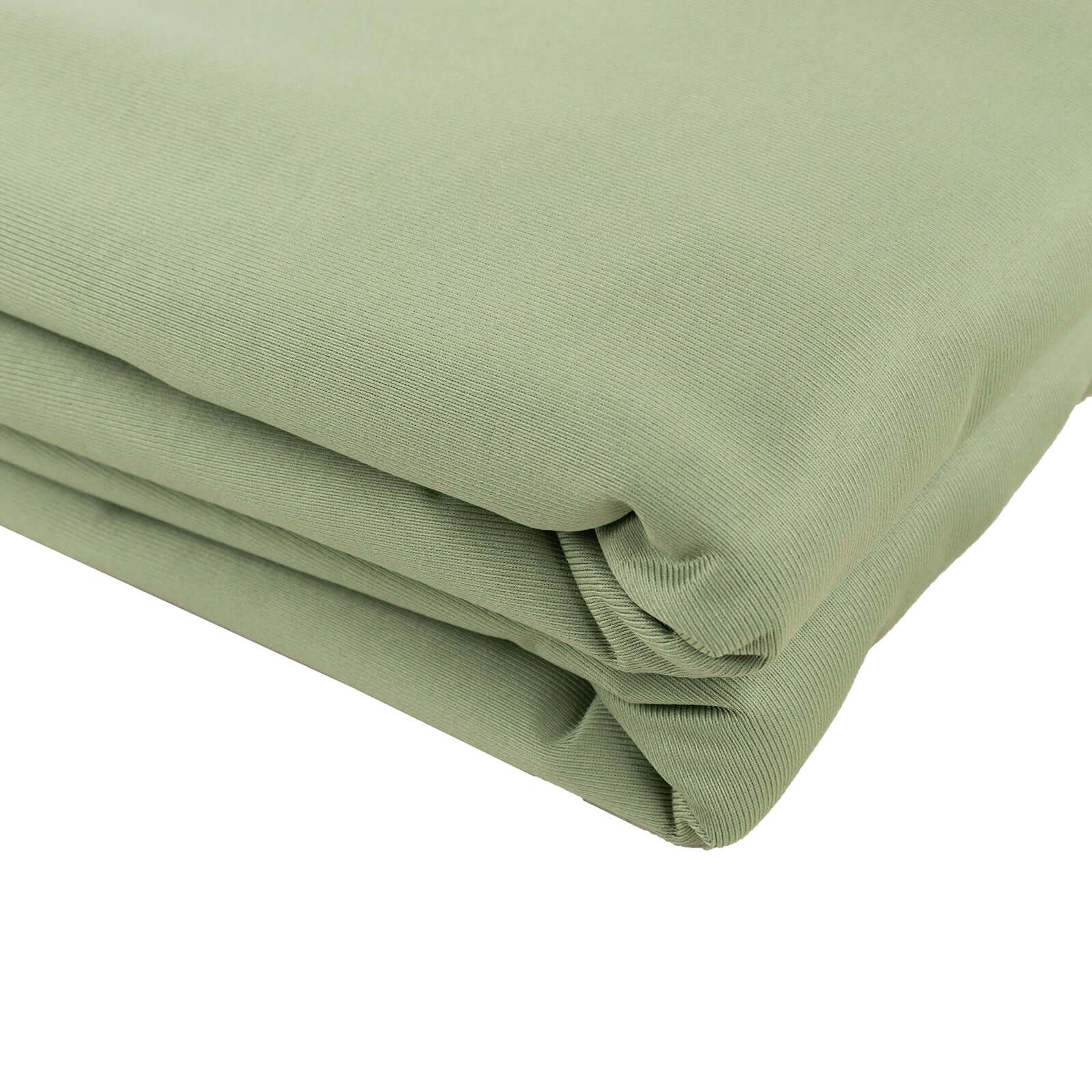 Dusty Sage Green Scuba Polyester Fabric Roll, Wrinkle Free DIY Craft Fabric Bolt - 60"x10 Yards - Bell Racket Store