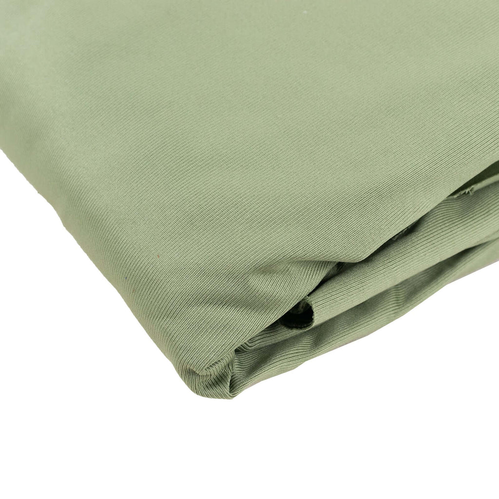 Dusty Sage Green Scuba Polyester Fabric Roll, Wrinkle Free DIY Craft Fabric Bolt - 60"x10 Yards - Bell Racket Store